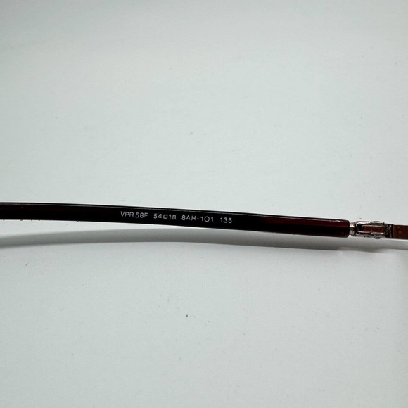 PRADA VPR 58F 8AH-1O1 135 Eyeglasses Frames rose Gold Metal Rectangular H9327 - Picture 5 of 7